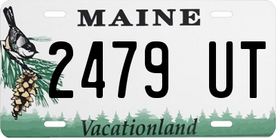 ME license plate 2479UT