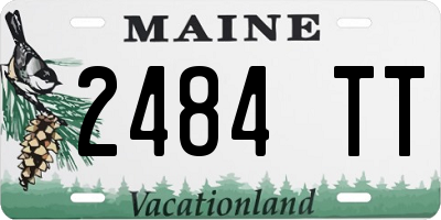 ME license plate 2484TT