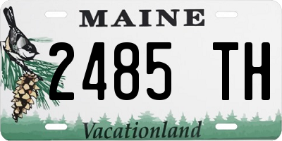 ME license plate 2485TH