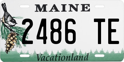 ME license plate 2486TE
