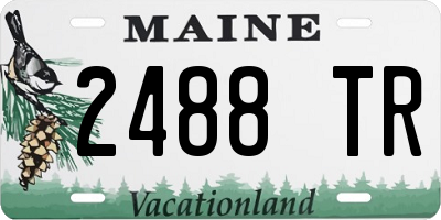 ME license plate 2488TR