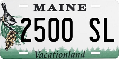 ME license plate 2500SL