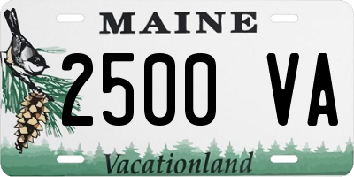 ME license plate 2500VA