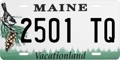 ME license plate 2501TQ