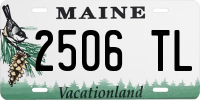 ME license plate 2506TL