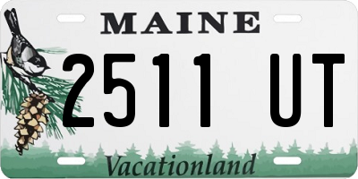 ME license plate 2511UT