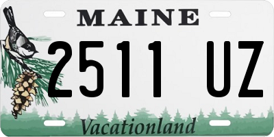 ME license plate 2511UZ