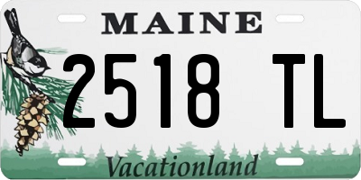 ME license plate 2518TL