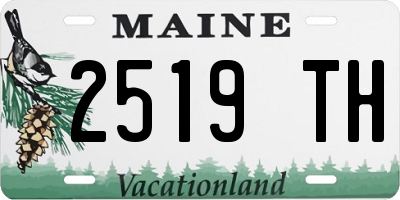 ME license plate 2519TH
