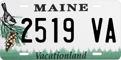 ME license plate 2519VA