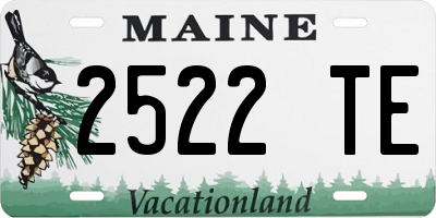 ME license plate 2522TE