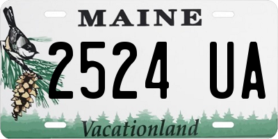 ME license plate 2524UA