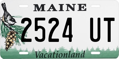 ME license plate 2524UT