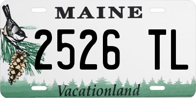 ME license plate 2526TL