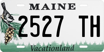 ME license plate 2527TH