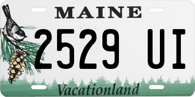 ME license plate 2529UI