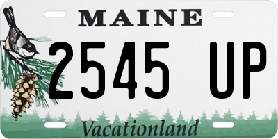ME license plate 2545UP