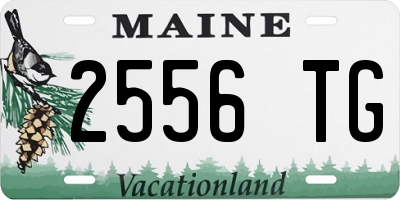 ME license plate 2556TG