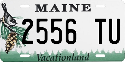 ME license plate 2556TU