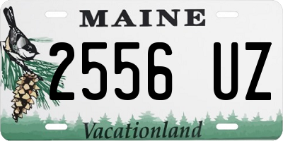 ME license plate 2556UZ