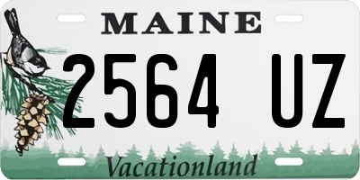 ME license plate 2564UZ