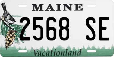 ME license plate 2568SE
