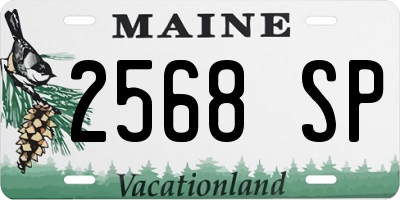 ME license plate 2568SP