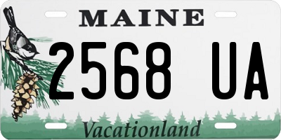 ME license plate 2568UA