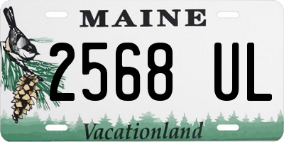 ME license plate 2568UL