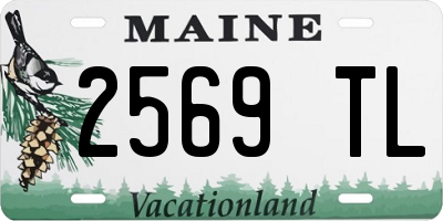 ME license plate 2569TL