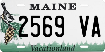 ME license plate 2569VA