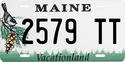 ME license plate 2579TT