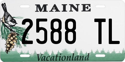 ME license plate 2588TL