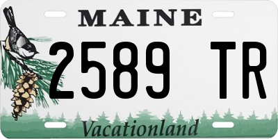 ME license plate 2589TR