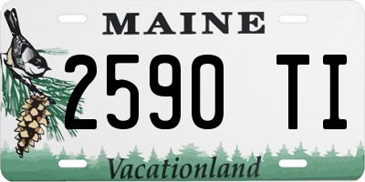 ME license plate 2590TI