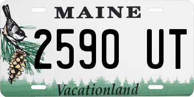 ME license plate 2590UT