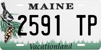 ME license plate 2591TP