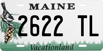 ME license plate 2622TL