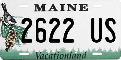 ME license plate 2622US