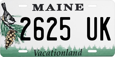 ME license plate 2625UK