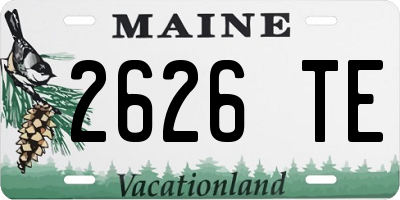 ME license plate 2626TE