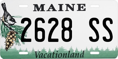 ME license plate 2628SS