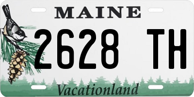 ME license plate 2628TH