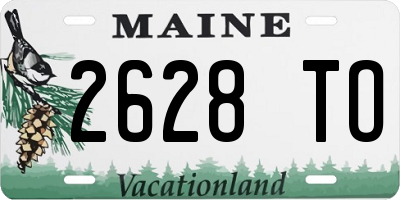 ME license plate 2628TO