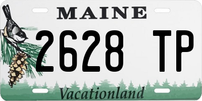 ME license plate 2628TP