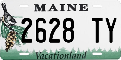 ME license plate 2628TY