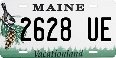 ME license plate 2628UE