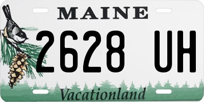 ME license plate 2628UH