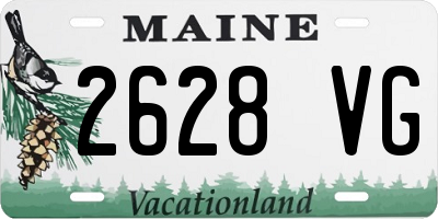 ME license plate 2628VG