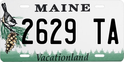 ME license plate 2629TA